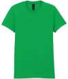 GD26 65000L Softstyle Midweight Womens T Shirt Irish Green colour image